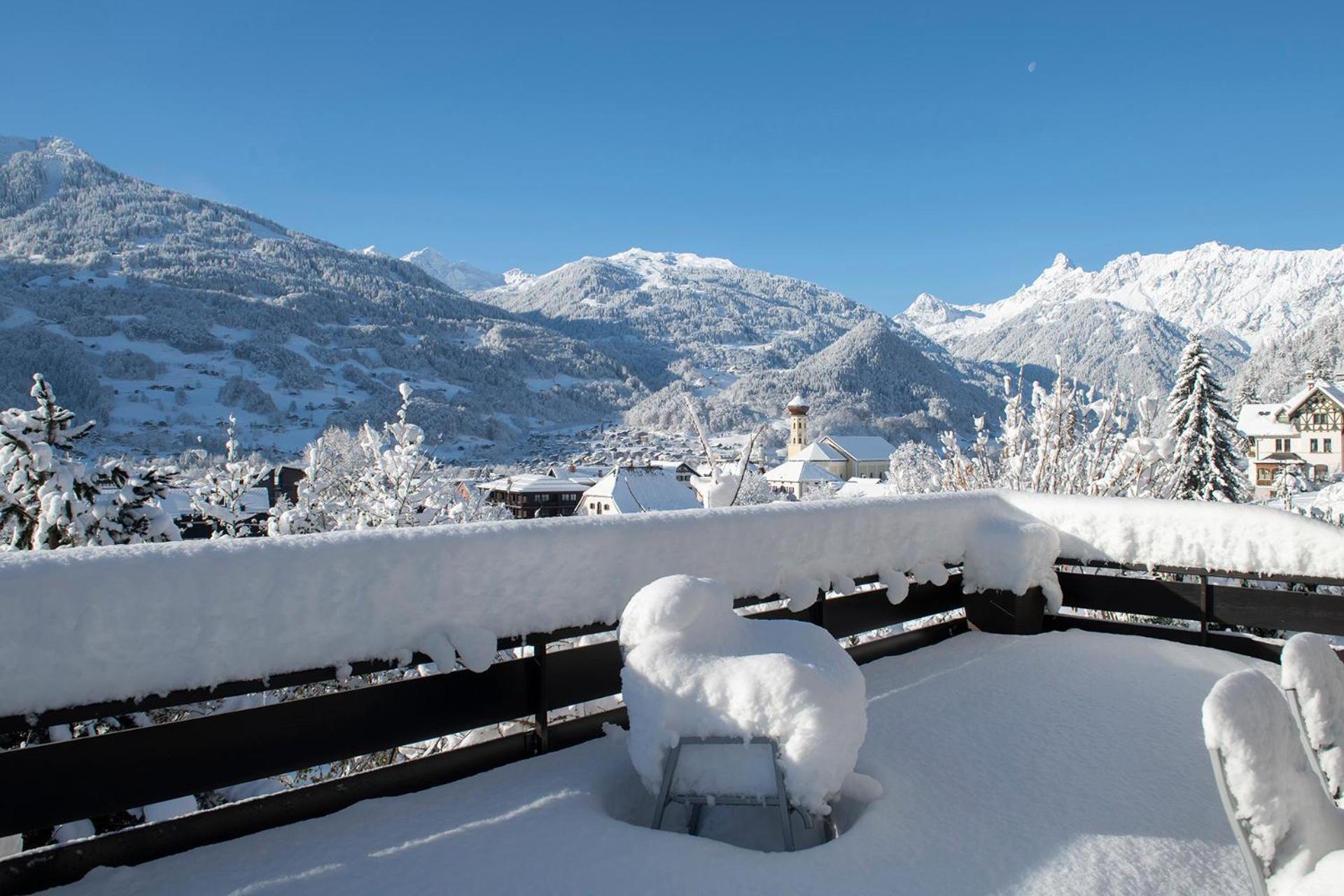 Ferienhaus Tinabella - Bei Der Hochjochbahn - Sivretta Montafon Villa Schruns Bagian luar foto